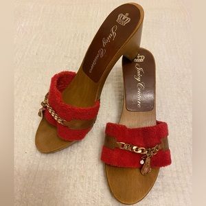 Wooden / Red Juicy Couture Sandals Size 5